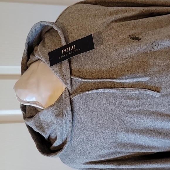 NWT - POLO MEN'S TEE SHIRT‎ PULLOVER HOODIE (sz med) - Picture 2 of 4